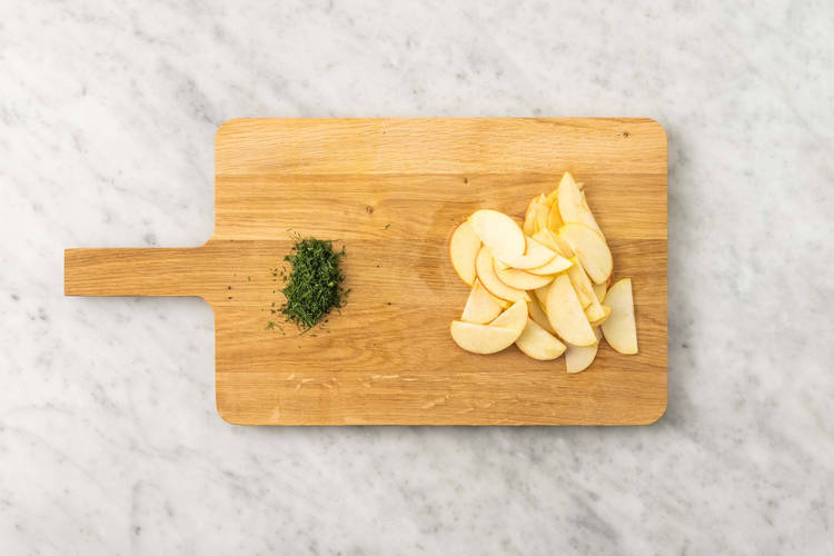 Förbered dill & äpple