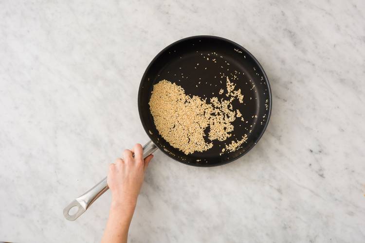 Toast the Sesame Seeds