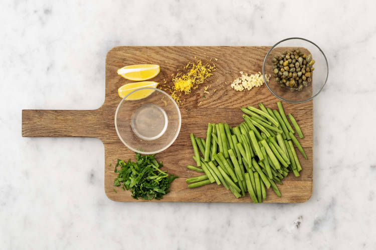 Prep and make garlic butter