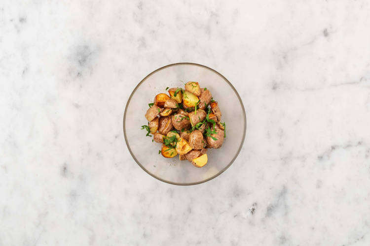 Terminer les pommes de terre