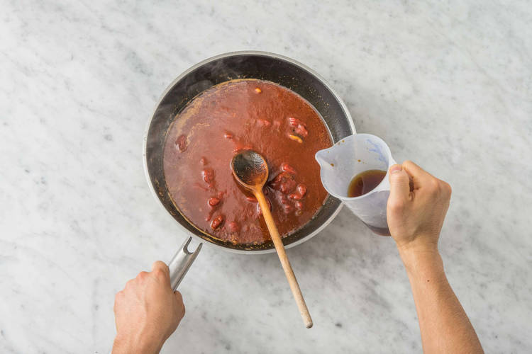 Sauce zubereiten