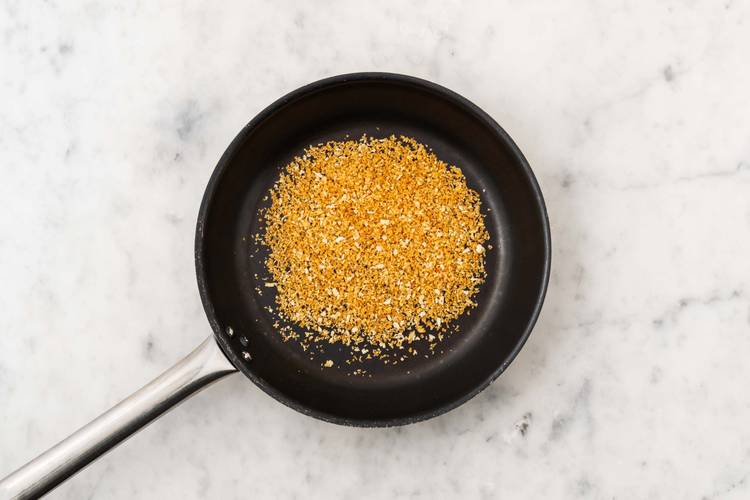 Make the Garlic Crumbs