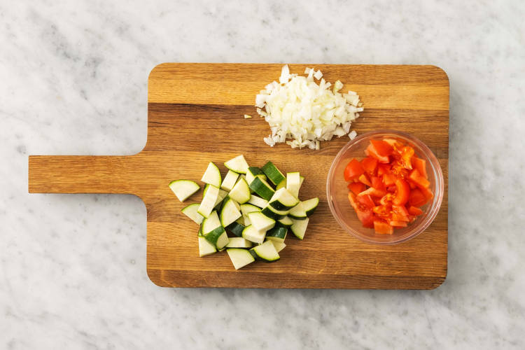 Forbered grønnsaker 