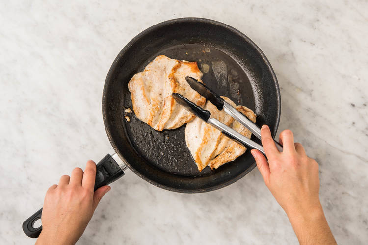 Faire cuire le poulet