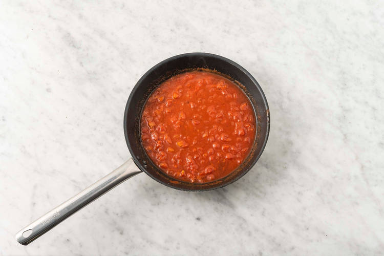 Cuocere il sugo