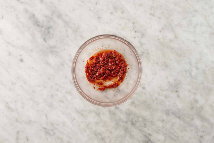 Marinade vorbereiten