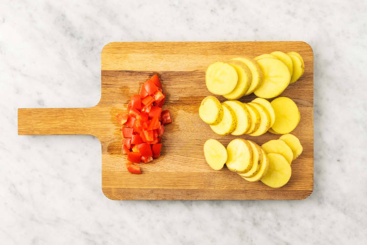 Faire rôtir les quartiers de pommes de terre