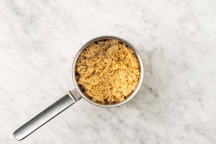 Faire cuire le riz à la salsa