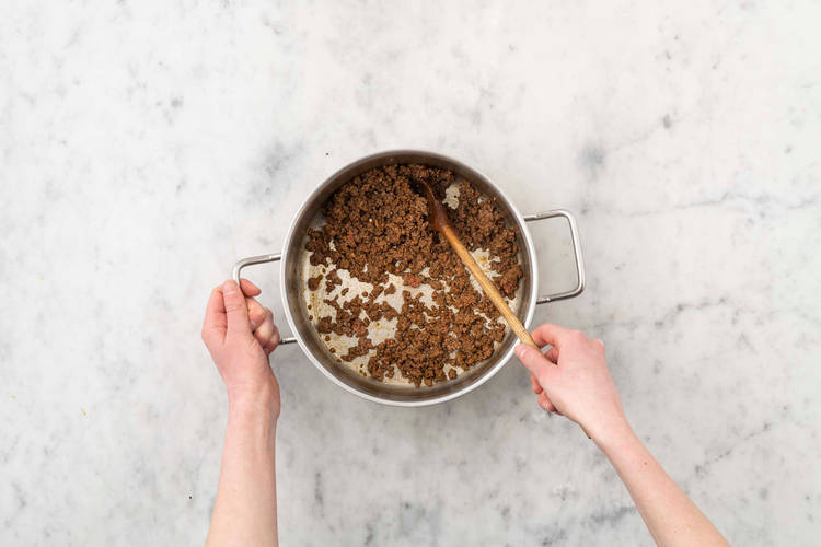 Faire cuire le bœuf