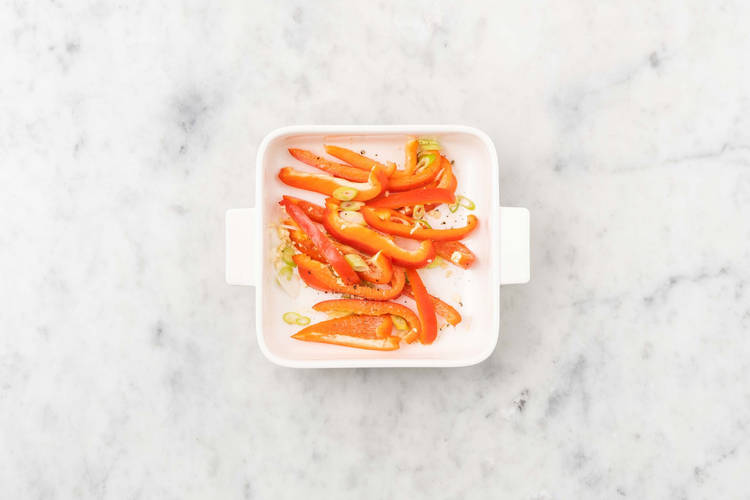 Für die Paprika