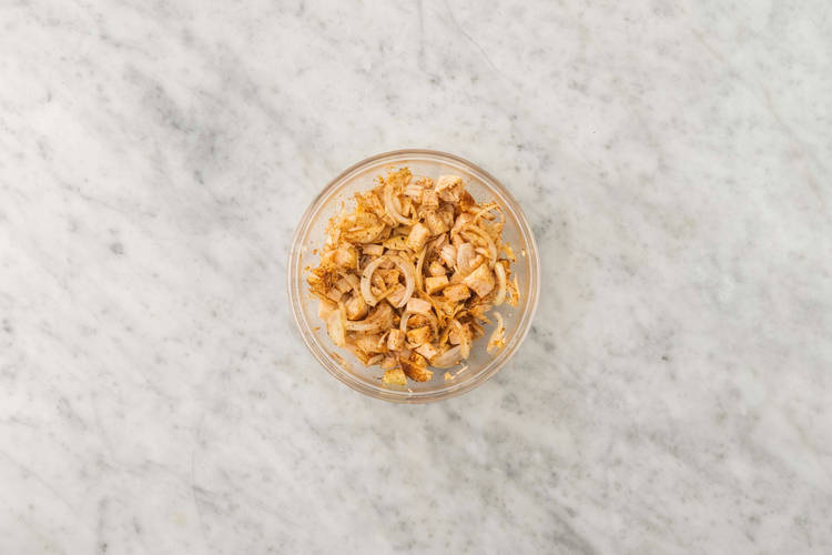 Jackfruit marinieren