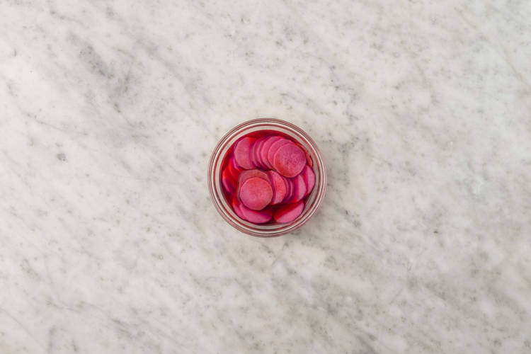 Faire les pickles de radis