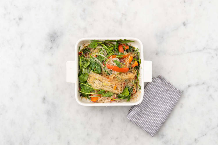 Nudeln fertigstellen