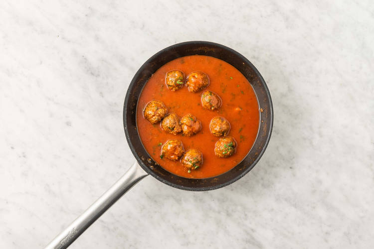 Cuocere le polpette
