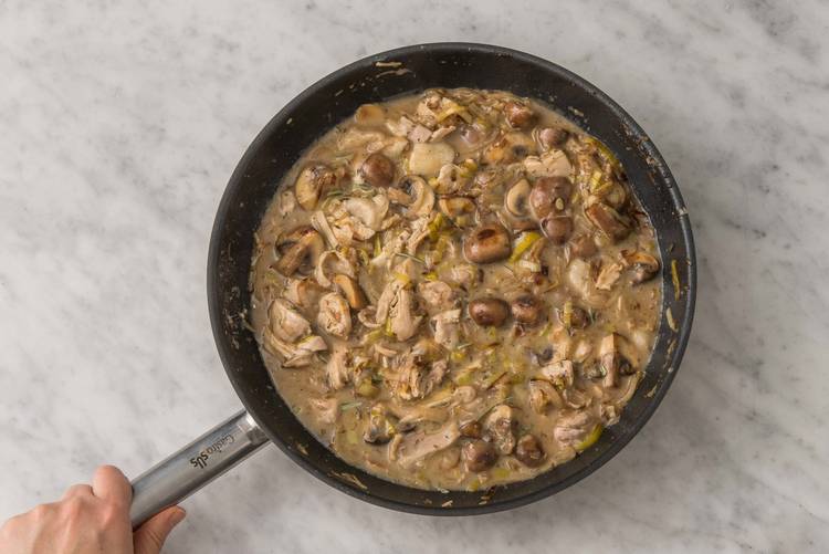 Kippenpastei maken 