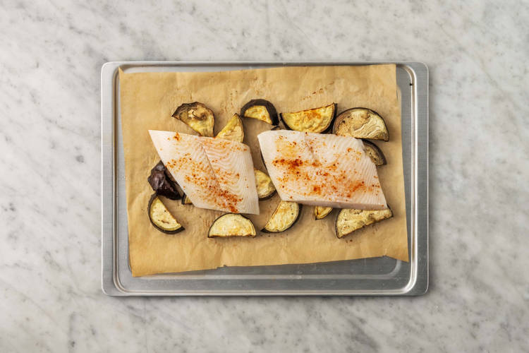 Gemüse & Fisch backen