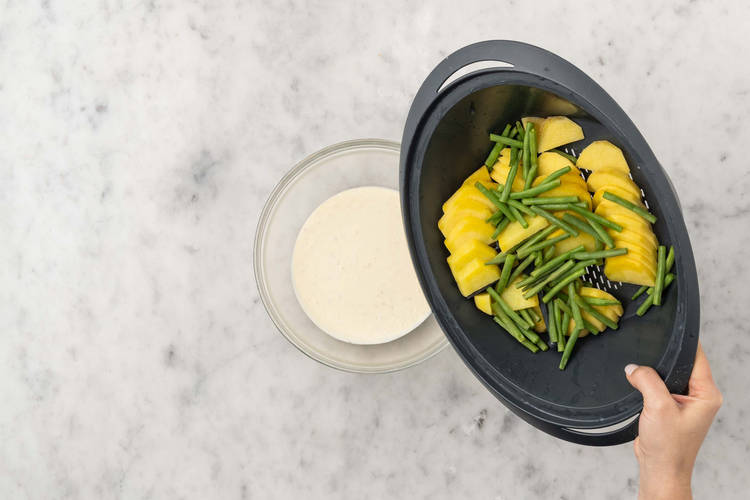 Salat fertigstellen