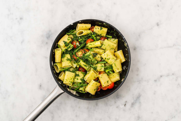Paccheri vermengen