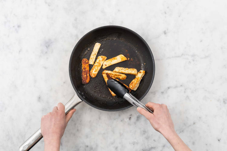 Halloumi braten