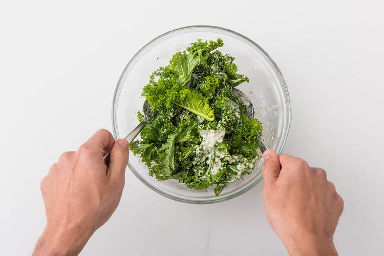 Préparer la salade