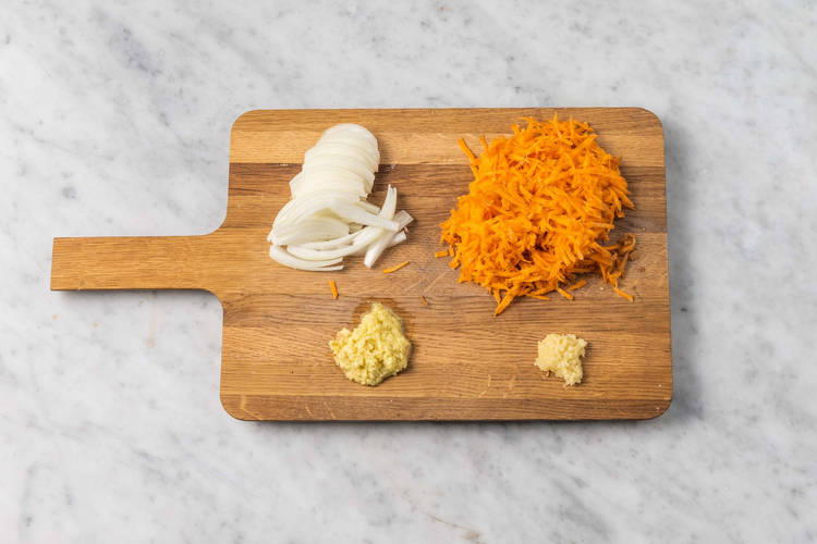 Forbered grøntsager