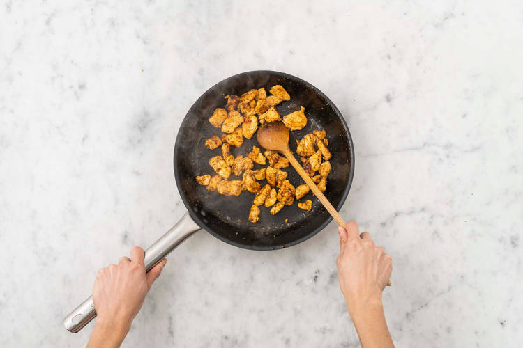 Cuire le gyros de poulet