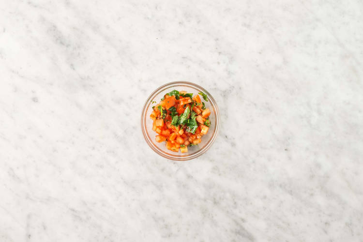 Faire mariner les tomates