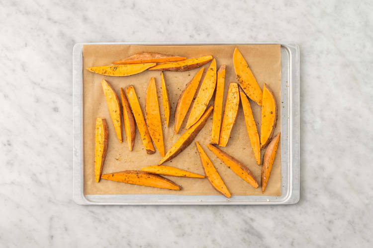 Faire cuire les patates douces