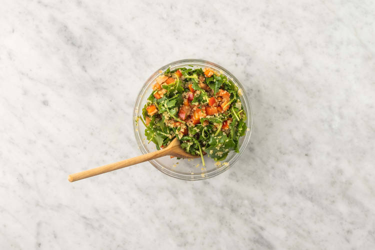 Make tabbouleh salad