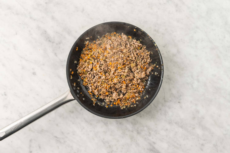 Faire cuire le mélange de dinde