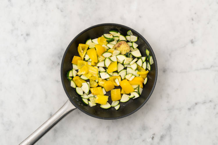 Cook veggies