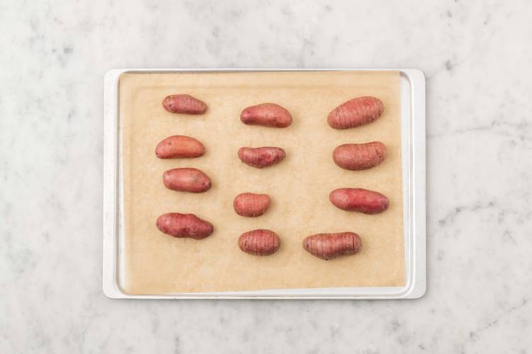 Préparer les pommes de terre