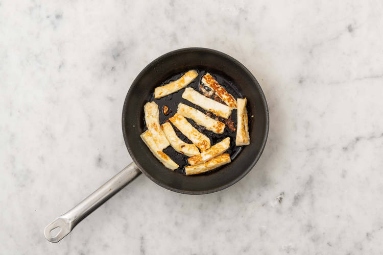 Halloumi bakken