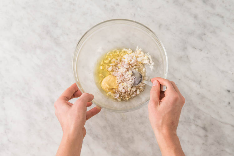 Préparer la vinaigrette