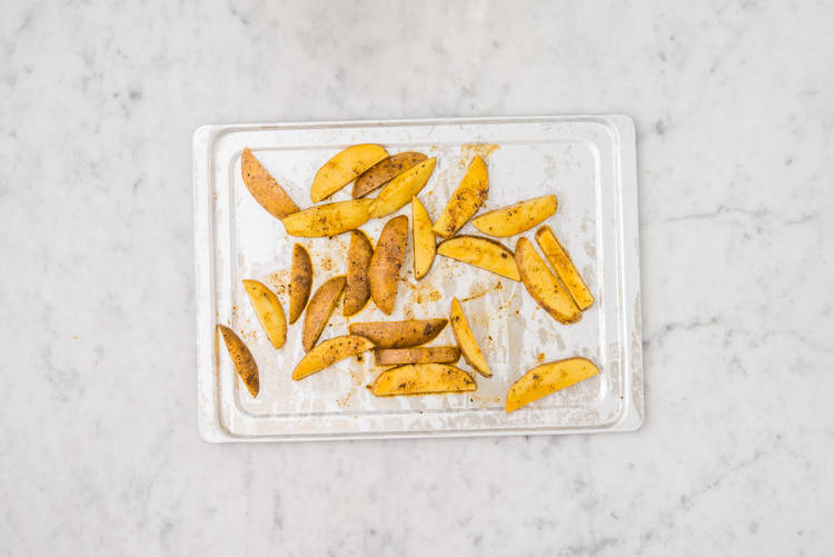 Préparer et faire rôtir les pommes de terre