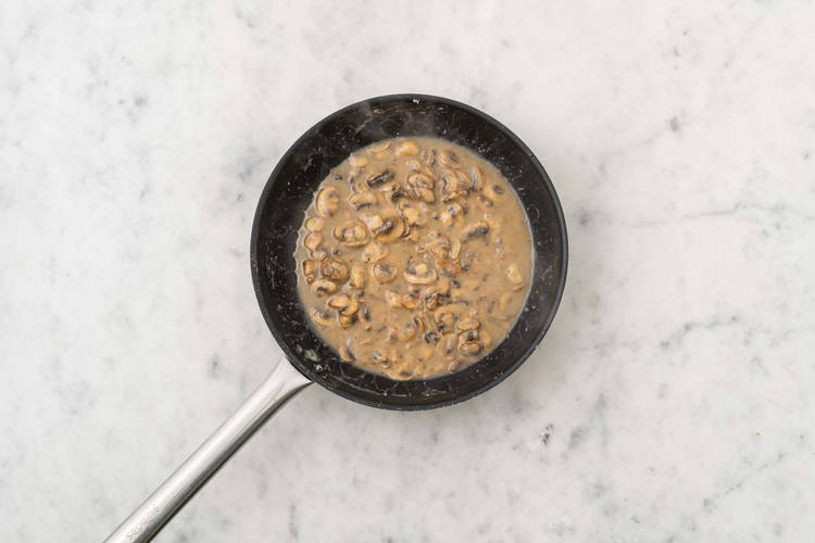 Préparer la sauce aux champignons