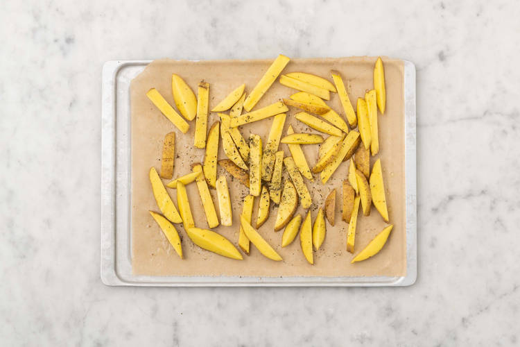 Rosta grekisk potatis