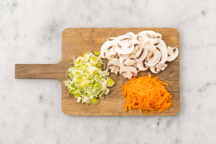 Förbered grönsaker