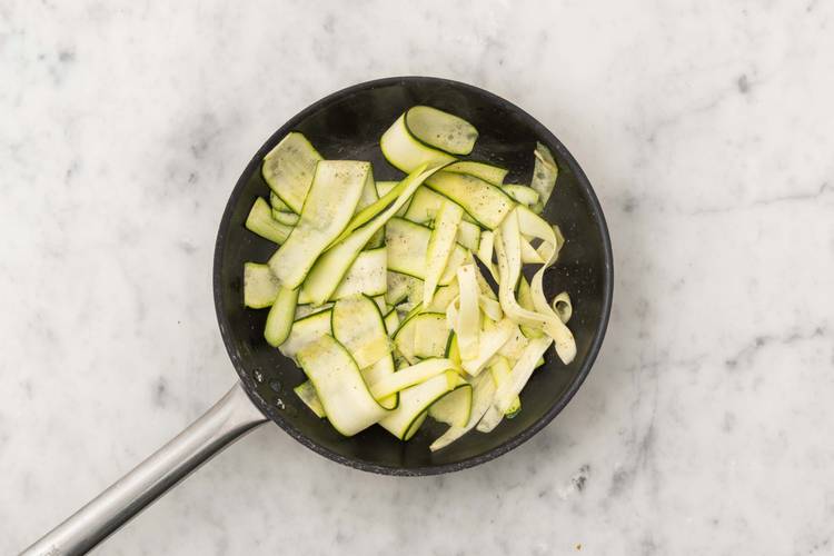 Cuire la courgette