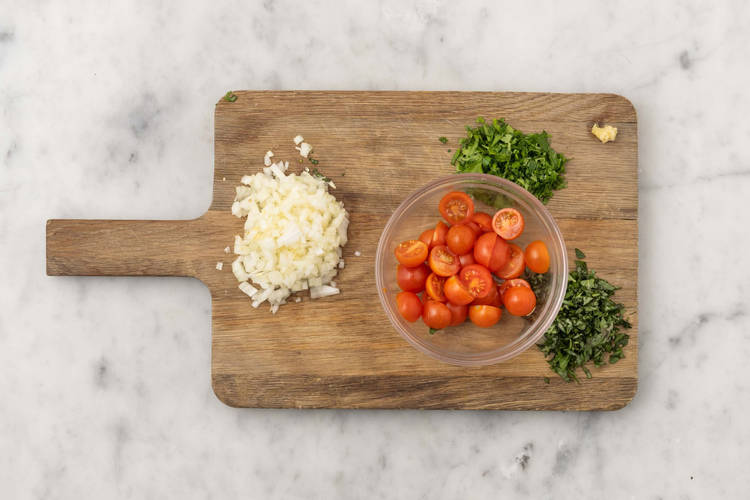 Forbered grønnsaker