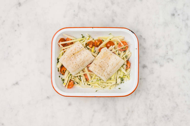 Enfourner le poisson