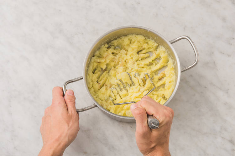 Préparer la purée de pommes de terre