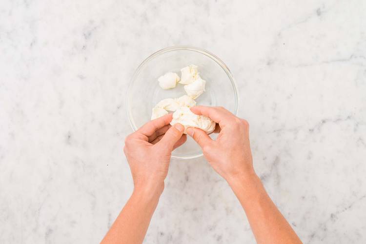 Mozzarella scheuren