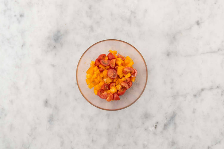 Préparer la salade hachée