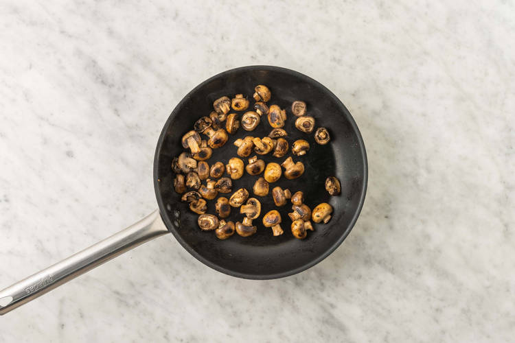 Cook mushrooms