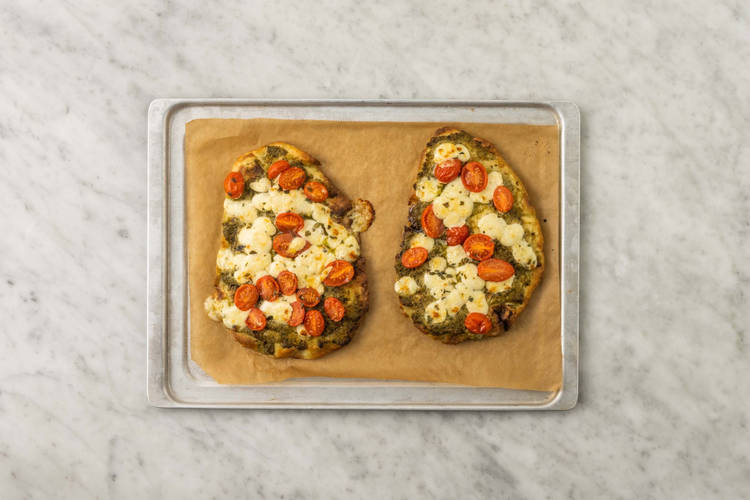 Faire cuire les pains plats