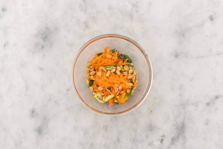 Für den Karottensalat
