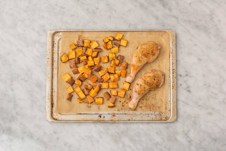 Pouletkeulen backen