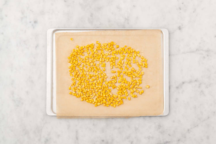 Faire dorer le maïs