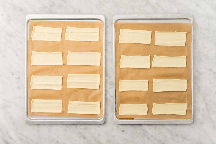 Préparer la pâte feuilletée